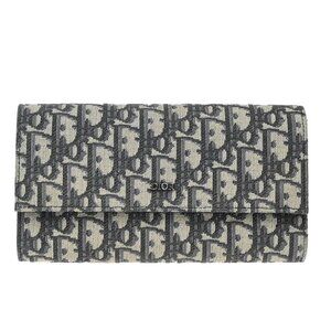 Dior | Bags | Auth Dior Striped Patent Glossy Leather Wallet  display picture 1